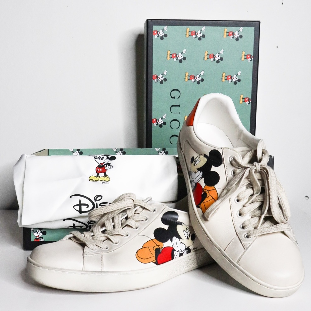 Gucci Sneakers Mickey Mouse Signature Men's UK 7.5 US 8